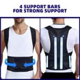thumbnail image 2 of Upgraded Posture Corrector Back Brace for Men and Women, New Version Lumbar Support for Posture Improving and Pain Relief, Full Back Support for Neck, Shoulder, Waist Pain, 2 of 6