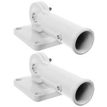 SWETRACE 2Pcs Adjustable Flag Pole Clamp for Truck and Outdoor Use 15x7cm