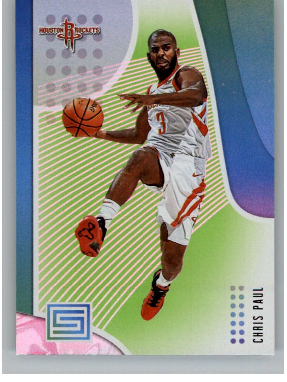 Collectible 2018-19 Panini Status Green #5 Chris Paul Houston Rockets NBA Basketball Trading Card
