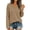 Camel-A#15091JJ, variant on Leopard Print Womens Henley Shirts Long Sleeve Button V Neck Womens Shirts Fall Winter Vintage Tunic Shirts for Women