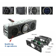 PYLE PLR14MPF - In-Dash AM/FM-MPX MP3 Shaft Style Dual Knob Radio w/USB ...