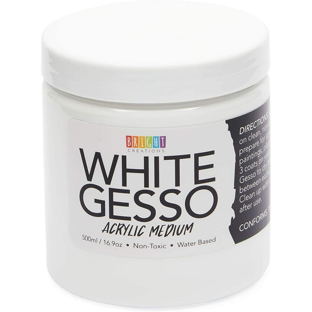 What Is The Difference Between Gesso And White Acrylic Paint