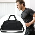 thumbnail image 2 of Bolsa de viaje deportiva para gimnasio, 20 litros, compartimento principal con cremallera, bolsillo delantero con cremallera, asa superior, dos asas laterales y correa para el hombro extraíble, 2 of 2