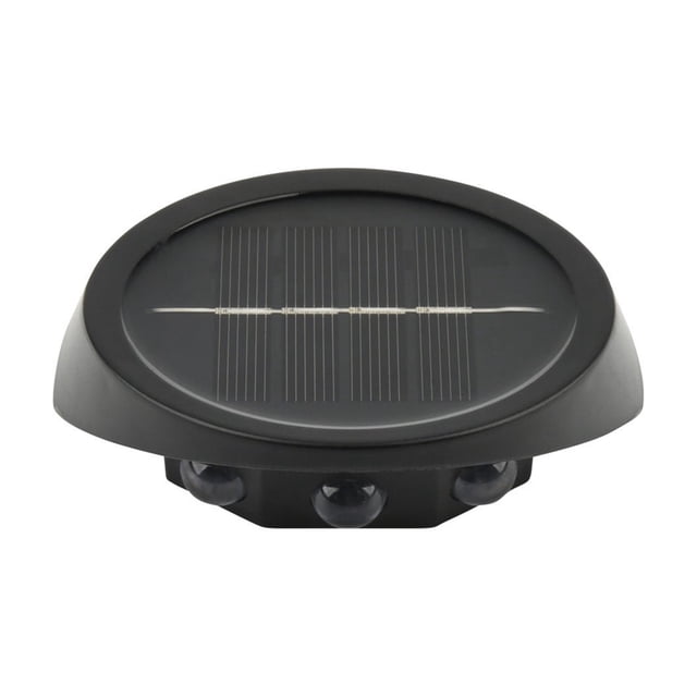 Luces solares para exteriores, luces de jardín para el hogar, luces de pared con espejo sobresaliente de alto brillo, luces decorativas para escaleras y escalones.