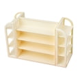 thumbnail image 4 of Estante de Almacenamiento para Tienda de Miniaturas Perfke Modelo de 4 Niveles Beige, 4 of 8