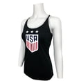 thumbnail image 6 of USA Soccer Women's Tank Tops, Black Soccer Racerback Tank Top (Black AM), 6 of 6