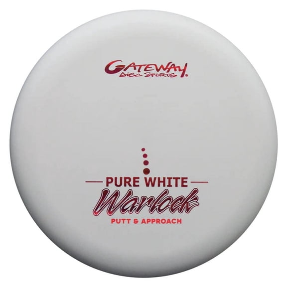 Gateway Pure White Warlock Putter Golf Disc - 173-176g
