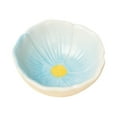 thumbnail image 2 of Bothyi Hamster Ceramic Bowl,Hamster Food Dish Easily to Clean Flower,Cute,Small Animal Feeding Dish Guinea Pig Bowl for Hamster Ferret Blue, 2 of 7