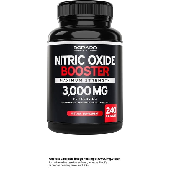 DORADO NUTRITION Nitric Oxide Supplement - 240 Capsule