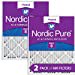 thumbnail image 3 of Nordic Pure 16x20x1 MERV 8 Pleated AC Furnace Air Filters 2 Pack, 3 of 5