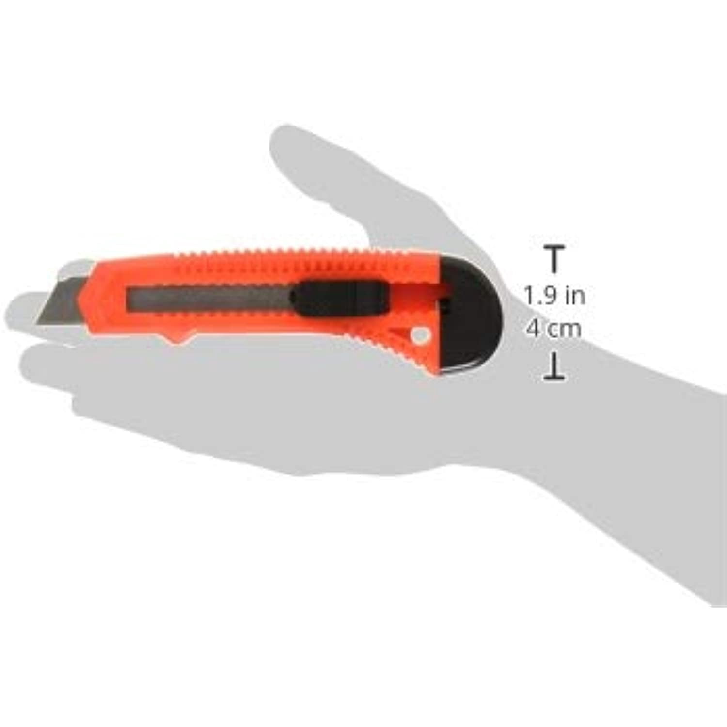 Master Mechanic 704526 Plastic Snap Off Utility Knife, 8-Pt., 18-Mm. - Quantity 20