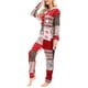 thumbnail image 5 of Txlixc Pijama de franela para mujeres, pijama de manga larga suave y cálido con cremallera Txlixc  moda, 5 of 9