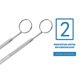 thumbnail image 4 of 6uds Herramientas dentales Dental Acero inoxidable Scaler Scaler Remover anti-niebla Juego de espejo Cuidado Belleza, 4 of 5
