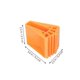 thumbnail image 2 of Orange Rubber Ladder Feet Pads for Step Ladder Non Slip 4Pcs Set, 2 of 5