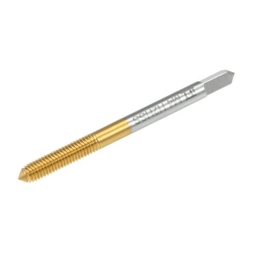 Metric Spiral Machine Screw Tap M4 Thread 0.7 Pitch H2 Titanium Plating High Speed Steel