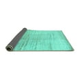 thumbnail image 2 of Ahgly Company Indoor Rectangle Abstract Turquoise Blue Contemporary Area Rugs, 7' x 10', 2 of 4
