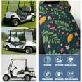 thumbnail image 6 of Easy Maintenance Flowers Print 51" x 31" Golf Cart Seat Protector, Simple Clean Towel Cover for Standard Front Bench Seats, 6 of 8