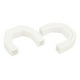 thumbnail image 1 of 2x Fundas de silicona para ganchos de remolque Accesorios automotrices Pieza de coche Fácil de instalar Remolque Blanco, 1 of 9