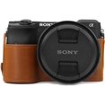 thumbnail image 2 of MegaGear Ever Ready Leather Camera Half Case Compatible with Sony Alpha A6600, 2 of 6