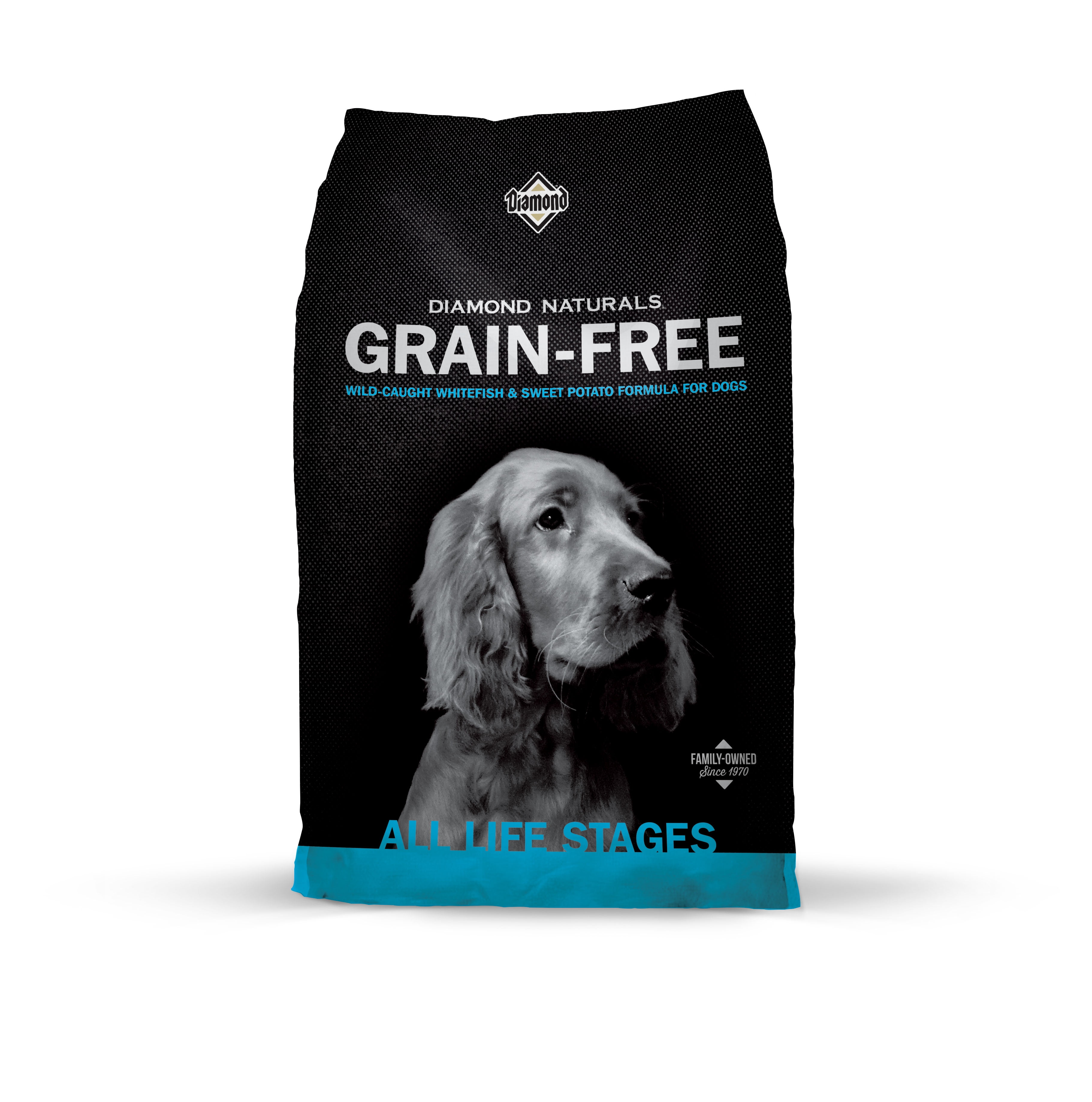 Diamond Naturals Grain Free Premium Dry Dog Food, Whitefish & Sweet