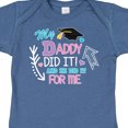 thumbnail image 4 of Inktastic My Daddy Did It and He Did It for Me with Graduation Cap Girls Baby Bodysuit, 4 of 5