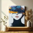 thumbnail image 6 of Abstract Face Canvas Painting Wall Art，Suitable for Living Room Bedroom Office Hotel Restaurant Cafe Decoration, 6 of 8