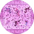 thumbnail image 1 of Ahgly Company Indoor Round Animal Purple Traditional Area Rugs, 6' Round, 1 of 4