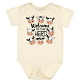 thumbnail image 3 of Inktastic Welcome to the Herd with Cute Black and White Holstein Cows Boys or Girls Baby Bodysuit, 3 of 5