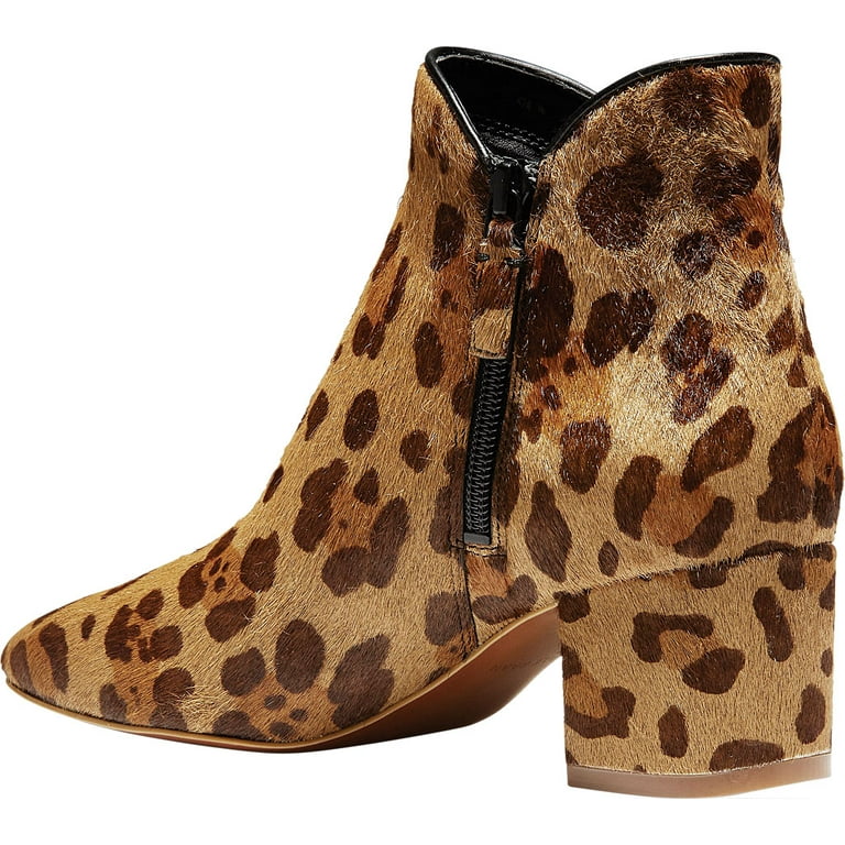 Cole haan leopard ankle boots online