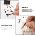 thumbnail image 3 of KAKOWELY 1 Set Mini House Tools and Tool Box Mini Repaired Tools Mini Outdoor Tools,1.81"X0.94"X1.57", 3 of 5
