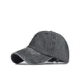thumbnail image 1 of Qarigey Gorra de béisbol para mujer, gorra deportiva con cola de caballo, hebilla ajustable para primavera y otoño, moda de poliéster para ocio Sombreros Lavar Negro Qarigey AP019033-01, 1 of 6