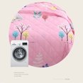 thumbnail image 7 of Qocolhg Summer Cooler Quilt, Washable & Lightweight Summer Comforter Cooling Blanket for All Season Use, Machine Washable, Bedding Soft Coverlet Conditioned Quilts for Kids, 39x59 inch, Pink, 7 of 7