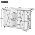 thumbnail image 2 of Holaki Versatile Outdoor Cabinet with Folding & Expandable Work Surfaces,Ample Storage Space, and Lockable Wheels, 2 of 26