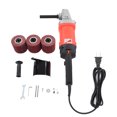 thumbnail image 2 of Sintering and Polishing Machine, 1400W 6 Speed Double Head Sander with Three Rollers High Temperature Resistant Spiral Broaching Machine for Metal and Stainless Steel Polishing, 2 of 7