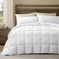 thumbnail image 6 of Lightweight Duvet Insert Queen Size -  Cotton Shell, 250GSM Filling Summer Down Alternative Comforter,Ultra-Soft&Breathable, Thin Quilted Duvet Insert with 8 Tabs, Machine Washable,90x90, 6 of 6