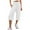White, variant on QUYUON Women Summer High Waisted Cotton Linen Pants Wide Leg Cropped Lounge Pant Trousers with Pocket Elastic Waist Linen Capris Pants for Women Casual Linen Pants