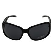 Esprit Womens Sunglass Black Rectangle Plastic, Smoke Gradient 19394 538