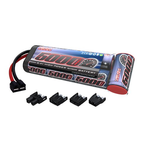 Venom 8.4V 5000mAh 7-Cell NiMH Battery Flat Pack with Universal Plug (EC3/Deans/Traxxas/Tamiya) - Walmart.com - Walmart.com