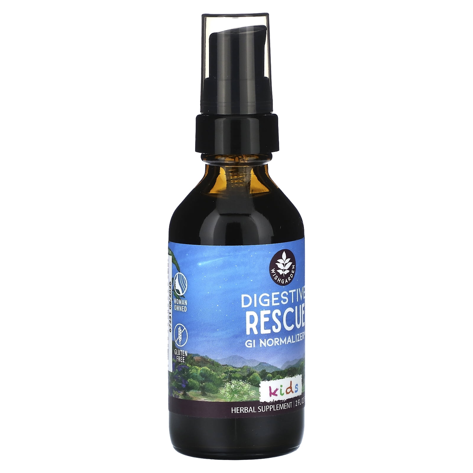 WishGarden Herbs Kids, Digestive Rescue GI Normalizer, 2 fl oz (59 ml)