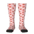 thumbnail image 2 of Lsque Strawberry Printed Crew Socks Men's Women's LightWeight Thin Casual Calf Socks ,Knee High Socks,Cotton Socks, 2 of 9