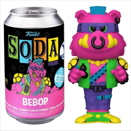 Funko SODA Teenage Mutant Ninja Turtles Bebop Black Light Funko Shop Exlusive Limited Edition 10000