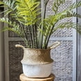 thumbnail image 2 of Straw Basket Pop Up Belly Basket, 2 of 11
