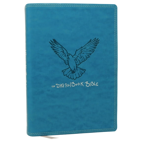 The Sketchbook Bible: The Complete Bible with Hundreds of Illustrations (Nkjv, Teal Leathersoft, Red Letter, Comfort Pri, (Hardcover)