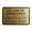 Brushed Gold, variant on Signs ByLITA Classic Framed In Case of Emergency, Follow Staff Instructions Door or Wall Sign Durable ABS Plastic | Laser Engraved | Easy Installation | Courtroom Sign (Ivory/Dark Brown) - Small