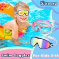 thumbnail image 2 of Pack de 2 gafas de natación Keary para niños de 3 a 15 años, antivaho y UV, 2 of 7