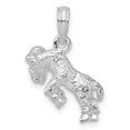 thumbnail image 4 of Finest Gold Sterling Silver Polished 3D Aries Zodiac Pendant, 4 of 5