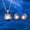 rose gold, variant on Women Moonstone Cat Moon 925 Sterling Silver Necklace Earrings Sets Jewelry Gift-rose gold