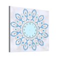 thumbnail image 2 of Arte de Pintura en Forma de Reloj Novedoso para DIY, 13.78 x 13.78 Pulgadas Flor 3 Zulema Kits de pintura de reloj de diamante, 2 of 8