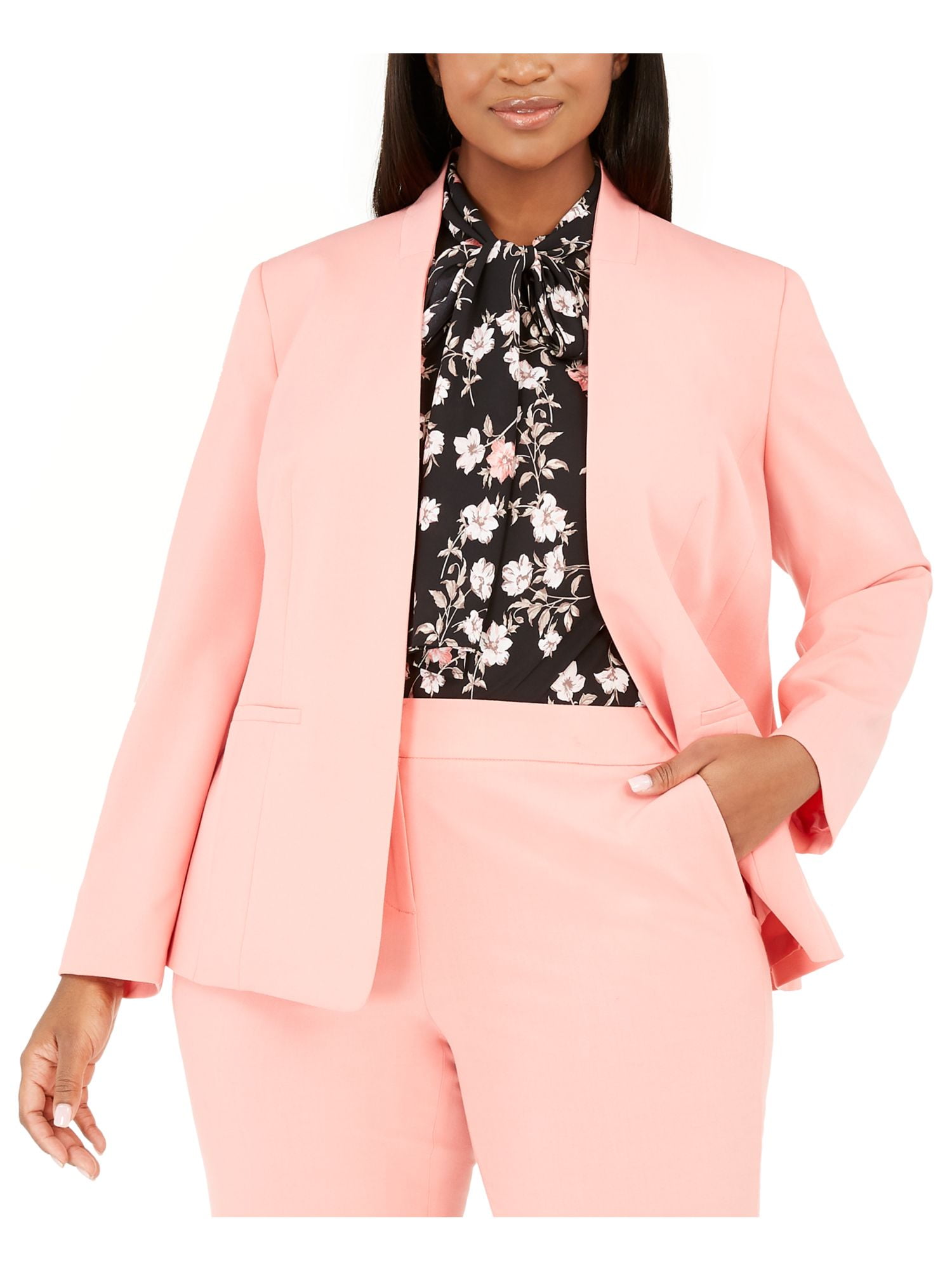 BAR III Womens Coral Bi-stretch Open 