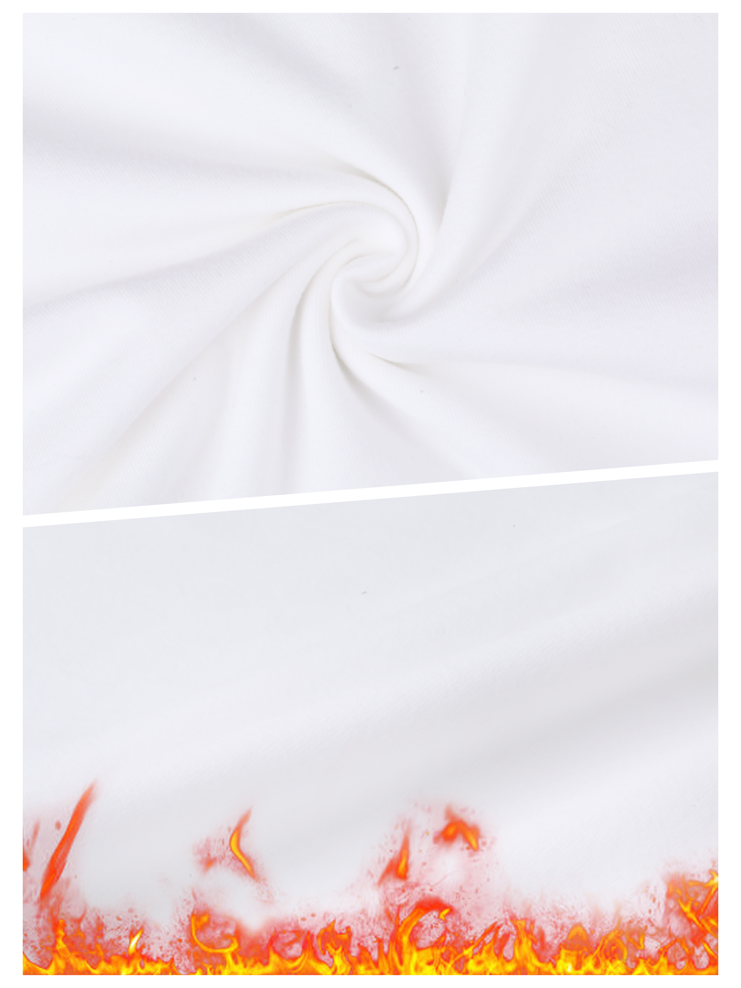 DARING DIVA Women's Base Layer Underwear Sets Long Sleeve Shirt & Leggings 2XL White